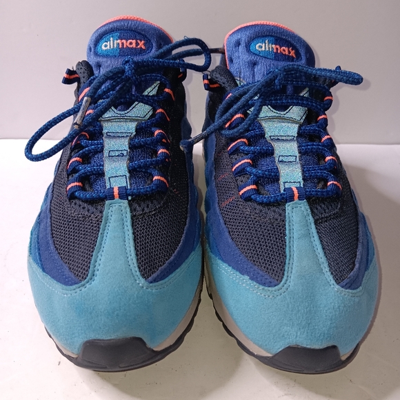 NIKE AIR MAX 95 - UNIVERSITY BLUE / BRIGHT MANGO - Picture 7 of 10